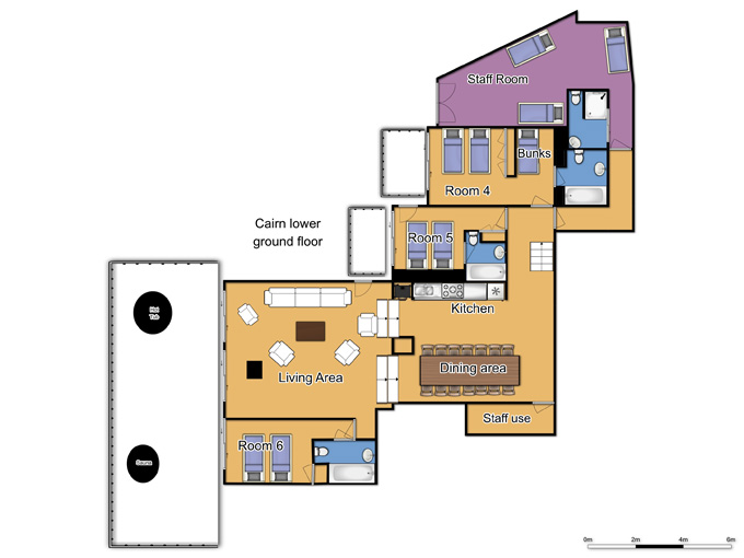 Chalet Cairn Tignes Floor Plan 1